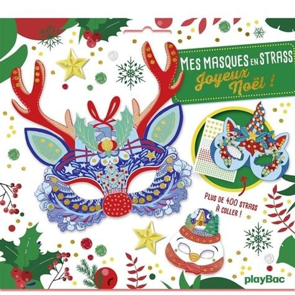MES MASQUES EN STRASS JOYEUX NOEL !, Duchêne Lucille