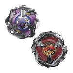HASBRO Beyblade X Dual Pack Beat Tyranno 4-70Q et Knife Shinobi 4-80HN, 2 toupies de compétition a rotation droite authentiques Takar