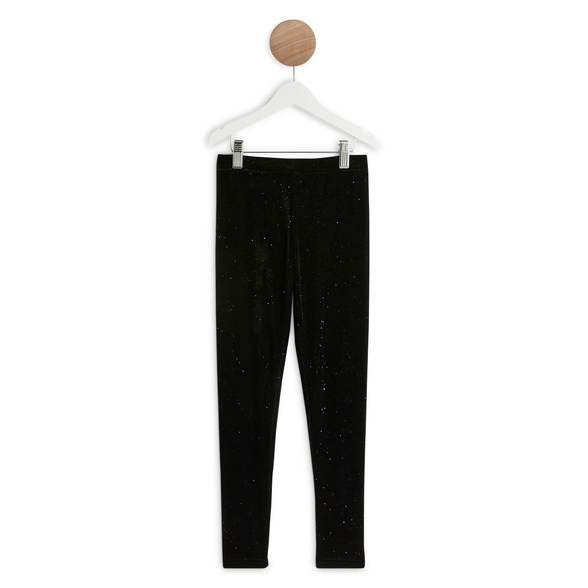 IN EXTENSO Legging velours à paillettes fille
