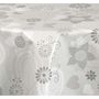 Voir la diapositive 3 : HABITABLE Nappe en toile cirée ronde Paco - Diam. 150 cm - Gris