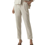 Vero Moda Pantalon Fluide  Femme Vero  oda Jesmilo. Coloris disponibles : Beige