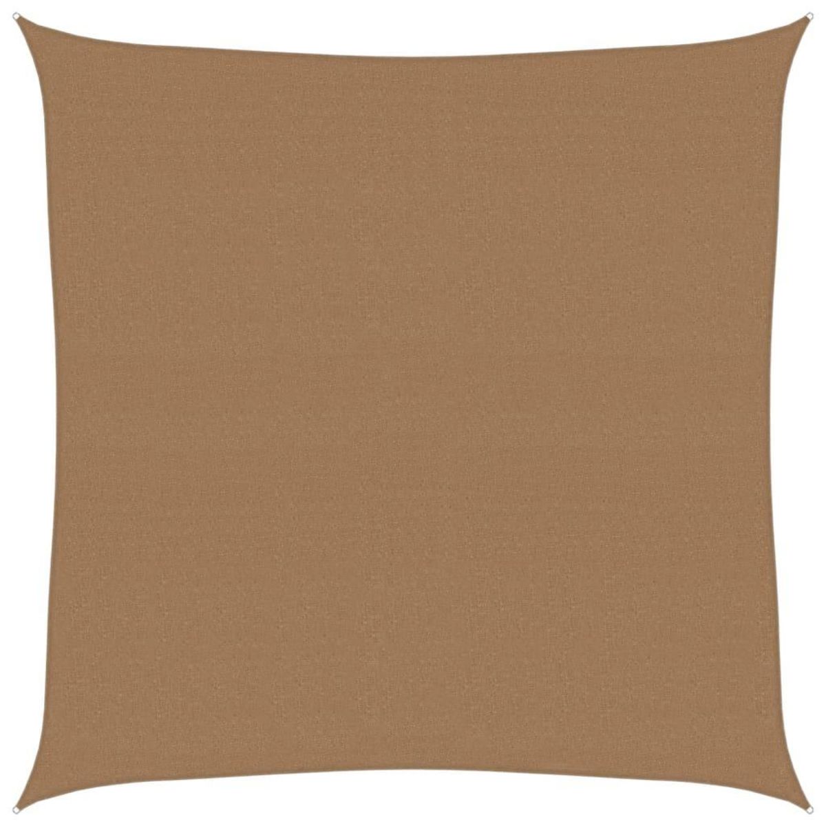 VIDAXL Voile d'ombrage 160 g/m^2 Taupe 5x5 m PEHD