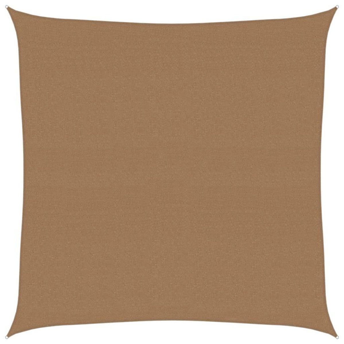 VIDAXL Voile d'ombrage 160 g/m^2 Taupe 5x5 m PEHD
