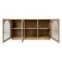 Voir la diapositive 2 : ATMOSPHERA Buffet Design 3 Portes  Lousada  160cm Naturel