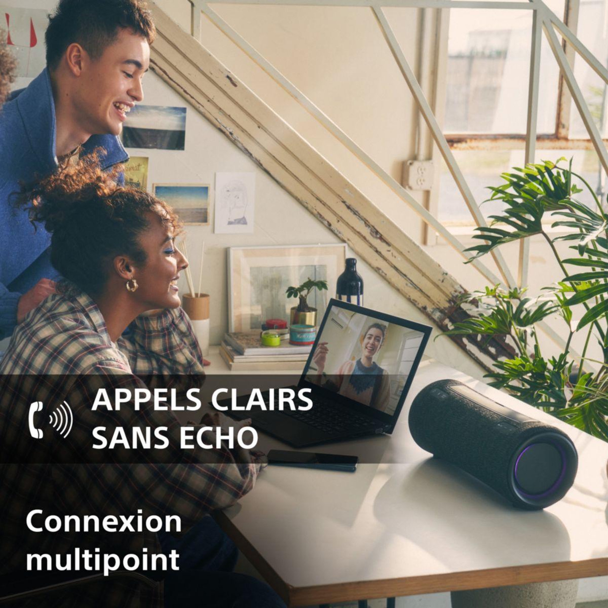 Voir la diapositive 5 : SONY Enceinte portable SRS-XG300 Noir Basalte