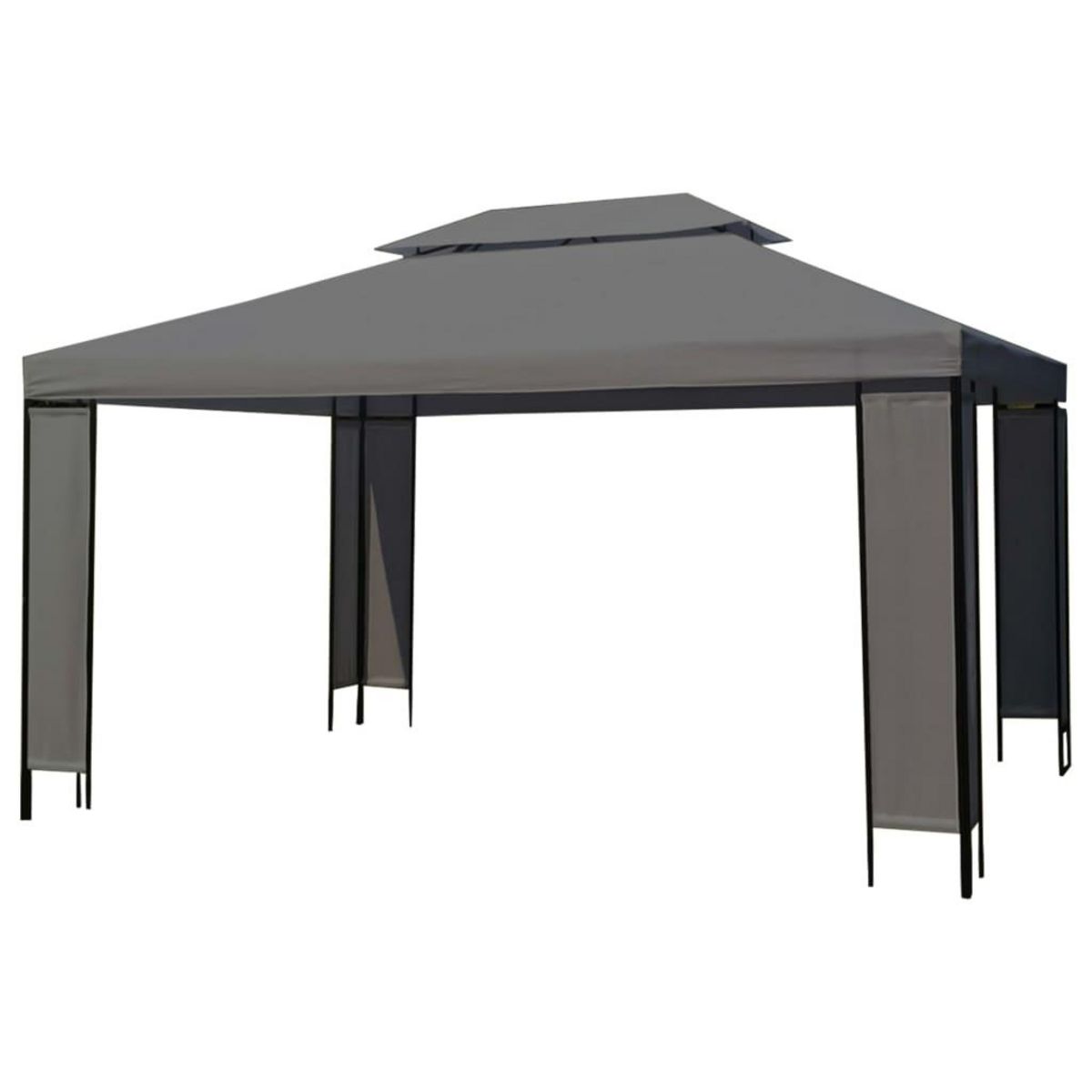VIDAXL Chapiteau Anthracite 300 x 400 cm