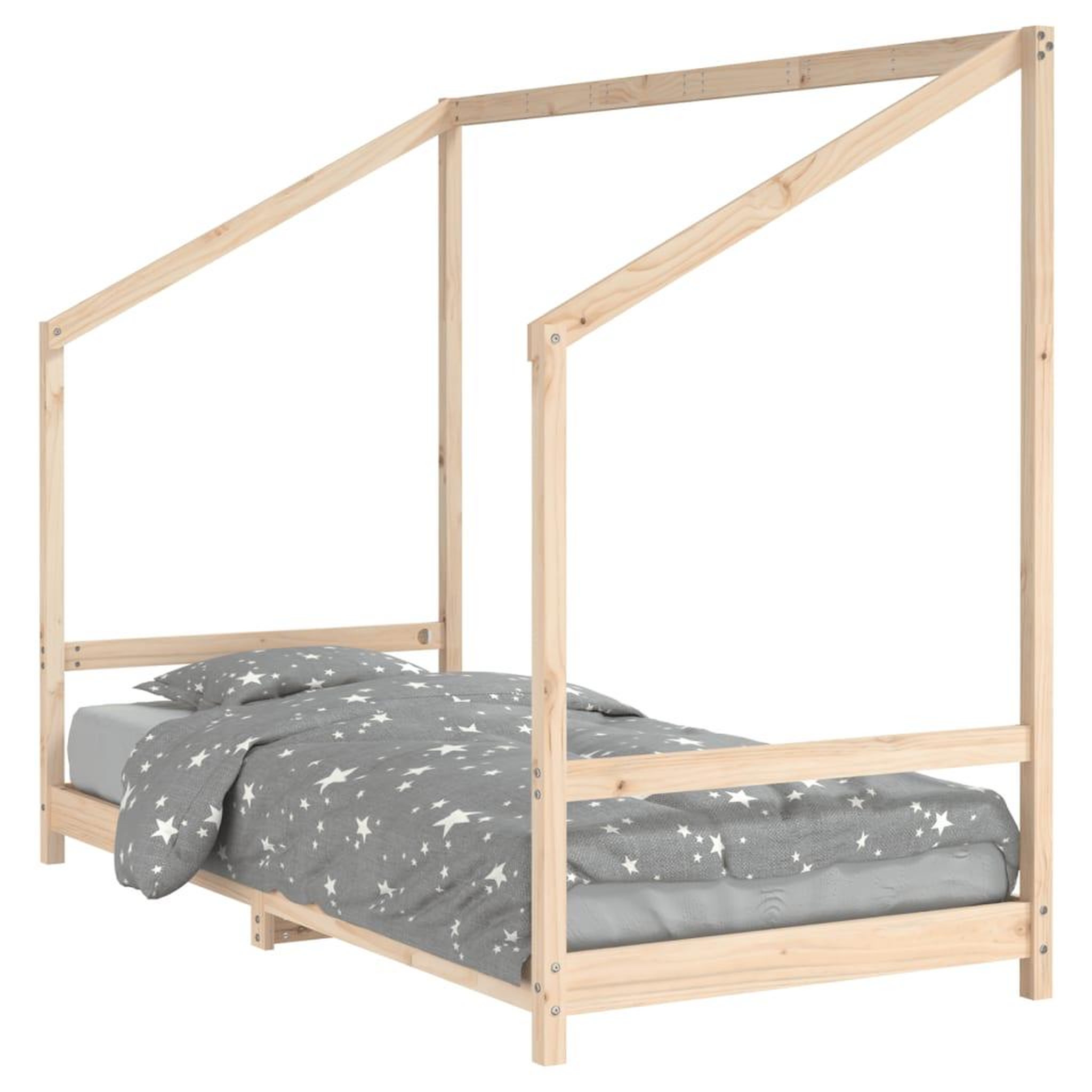 Voir la diapositive 2 : VIDAXL Cadre de lit pour enfant 90x190 cm Bois de pin massif
