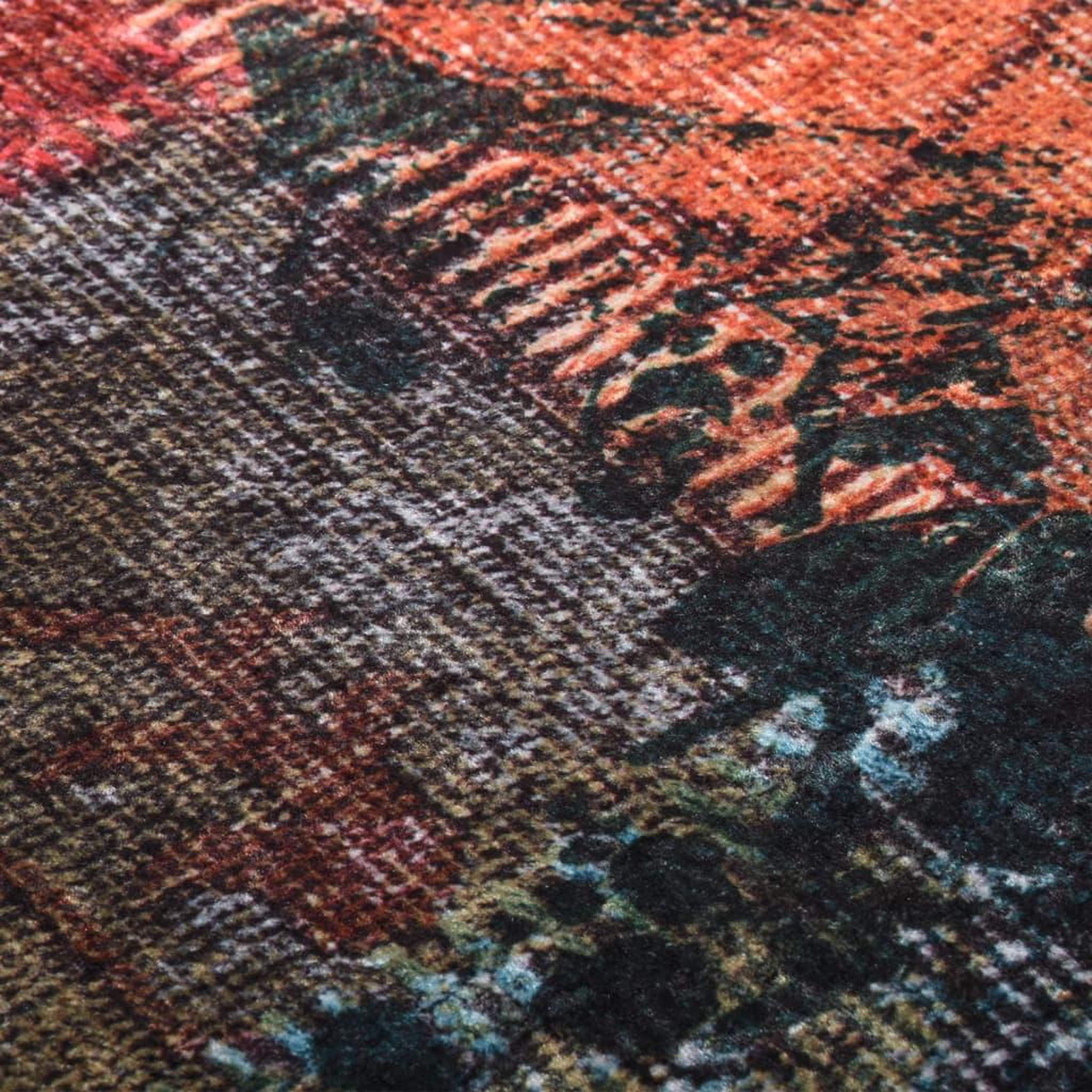 Voir la diapositive 5 : VIDAXL Tapis lavable multicolore 400x300 cm antiderapant
