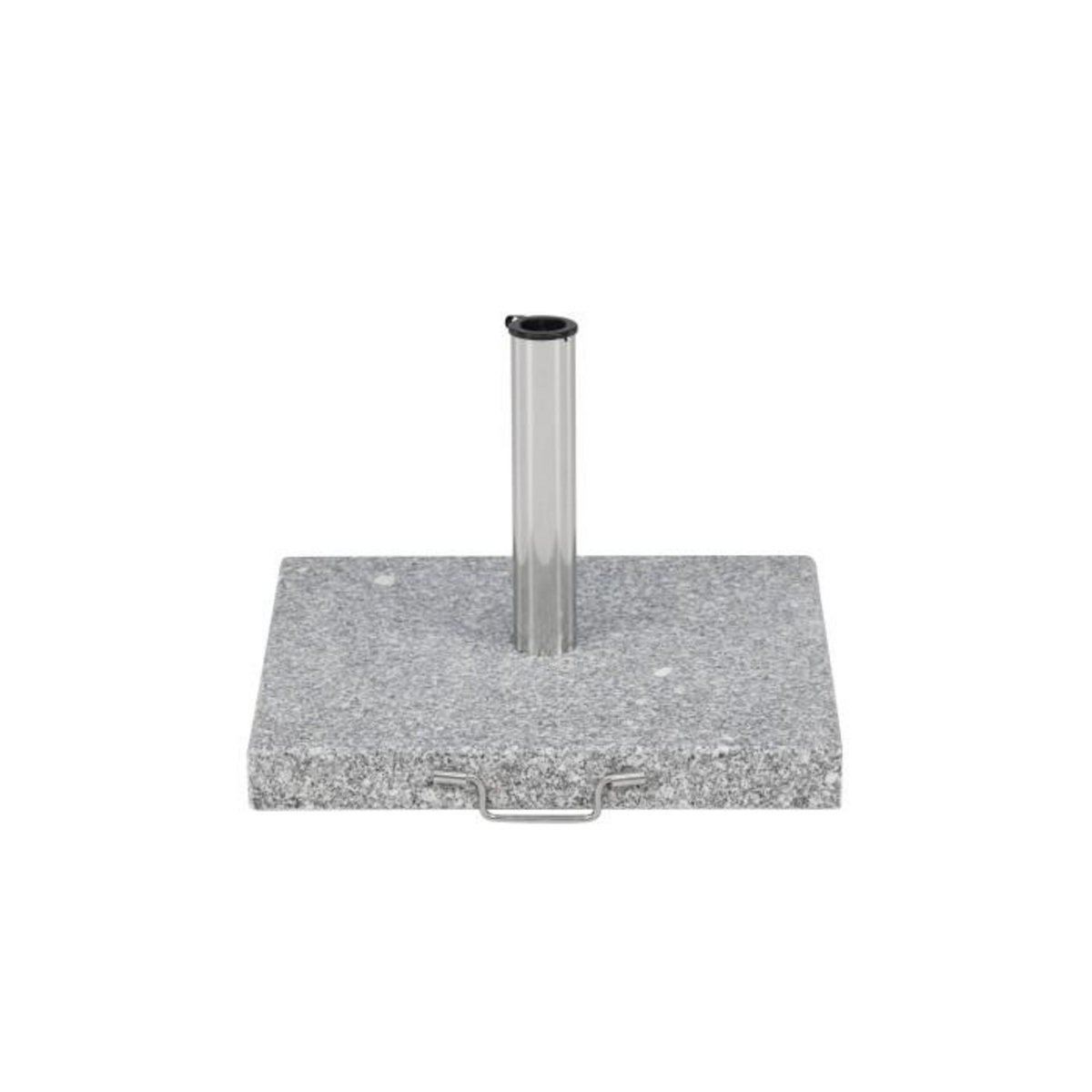 Paris Prix Pied de Parasol Moucheté Carré  Stathera  50cm Gris