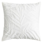 Paris Prix Coussin Déco en Velours  Galoe  45x45cm Blanc