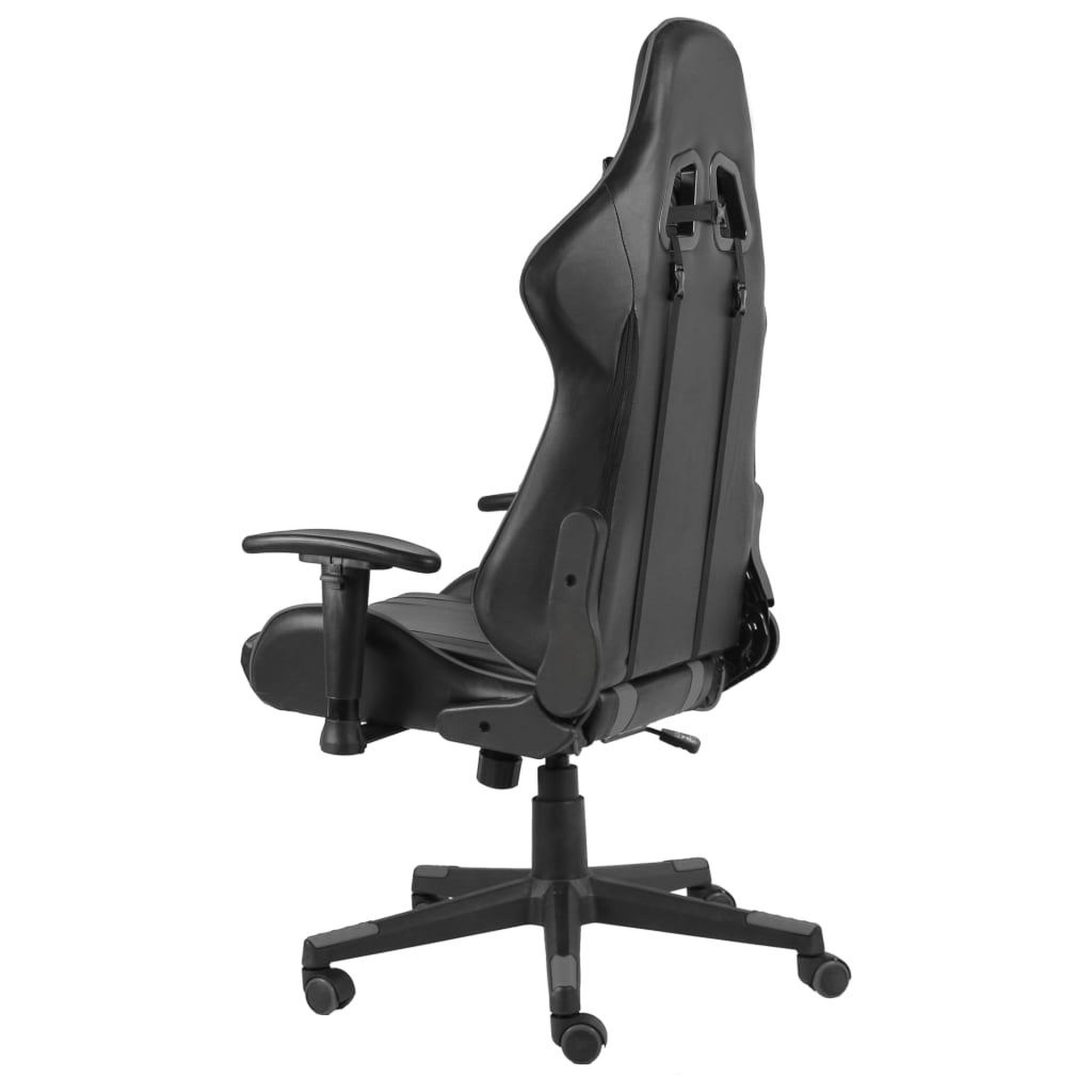 Voir la diapositive 4 : VIDAXL Chaise de jeu pivotante Gris PVC