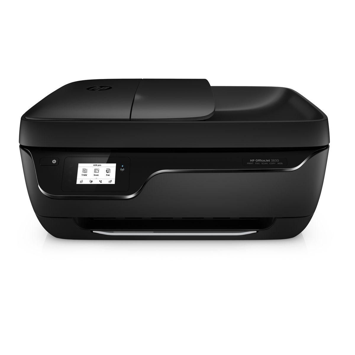 HP Imprimante multifonction OFFICEJET 3833 - Compatible Instant Ink +  Cartouche d'encre 302 Noir