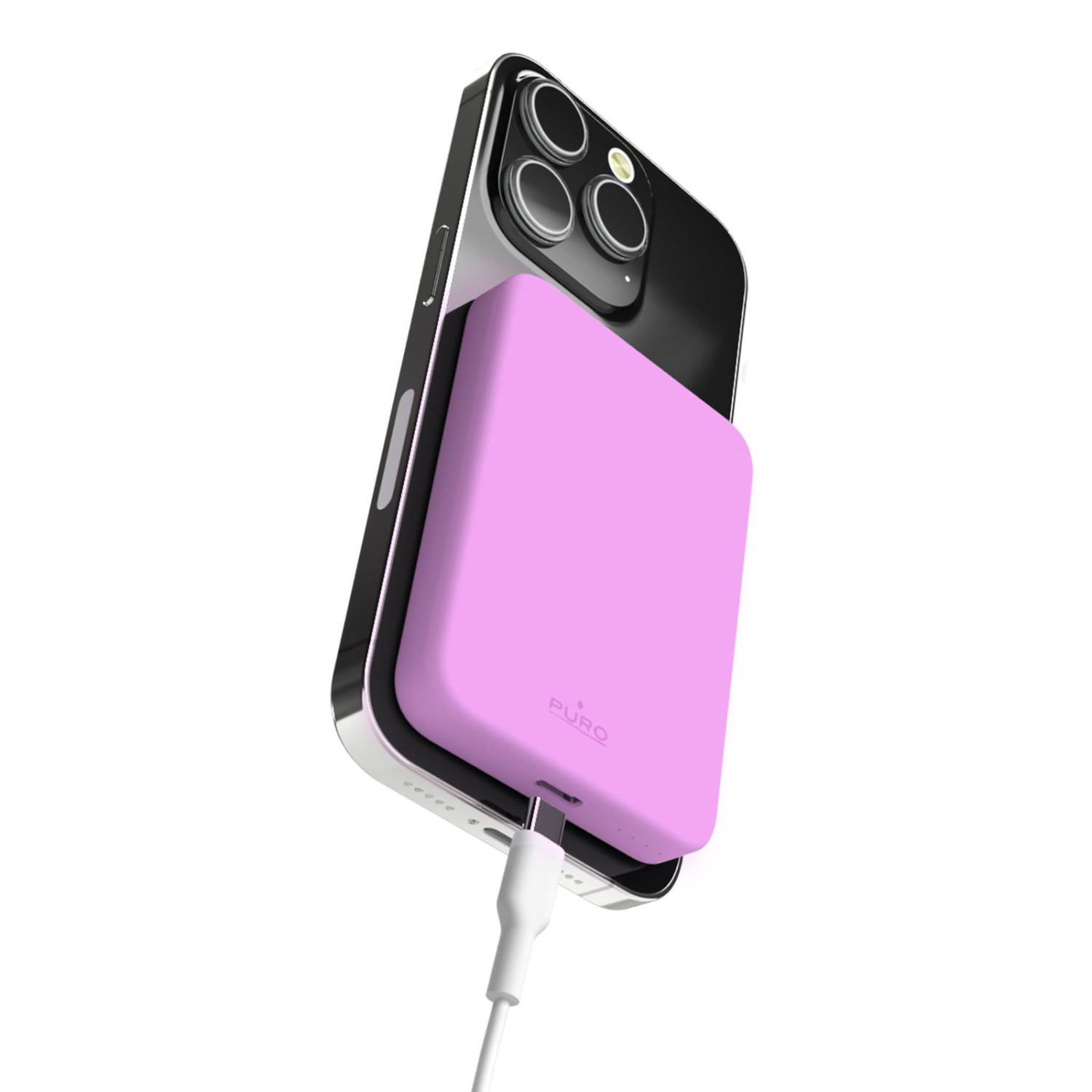 Voir la diapositive 3 : Puro PURO PUFCBB40P2MAGPINK banque d'alimentation électrique Lithium Polymère (LiPo) 4200 mAh Recharge sans fil Rose