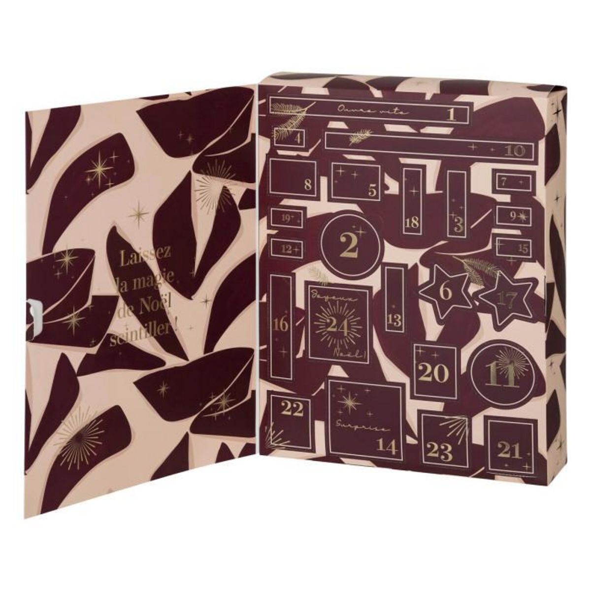 ATMOSPHERA Calendrier de l'Avent Senteur  Automne  37cm Multicolore