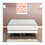 Voir la diapositive 2 : DEKO DREAM Ensemble matelas 180x200 cm + sommiers 2x90x200 cm - Ressorts ensachés - 7 zones de confort - 27 cm - Équilibré - DEKO DREAM