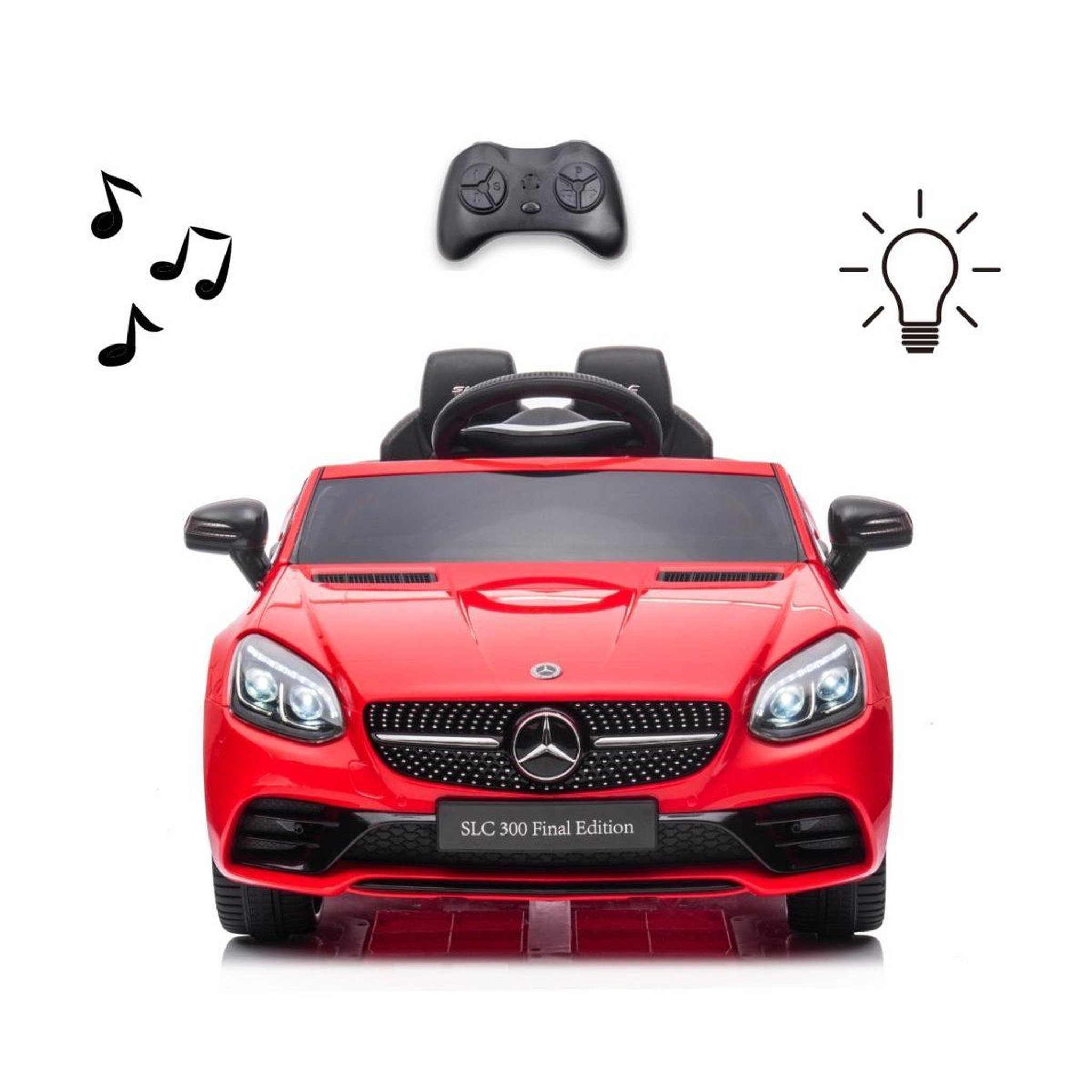 Voir la diapositive 5 : MILLY MALLY Voiture electrique mercedes-benz slc rouge