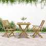 Voir la diapositive 3 : VIDAXL Chaises pliables de jardin lot de 2 bois massif d'acacia