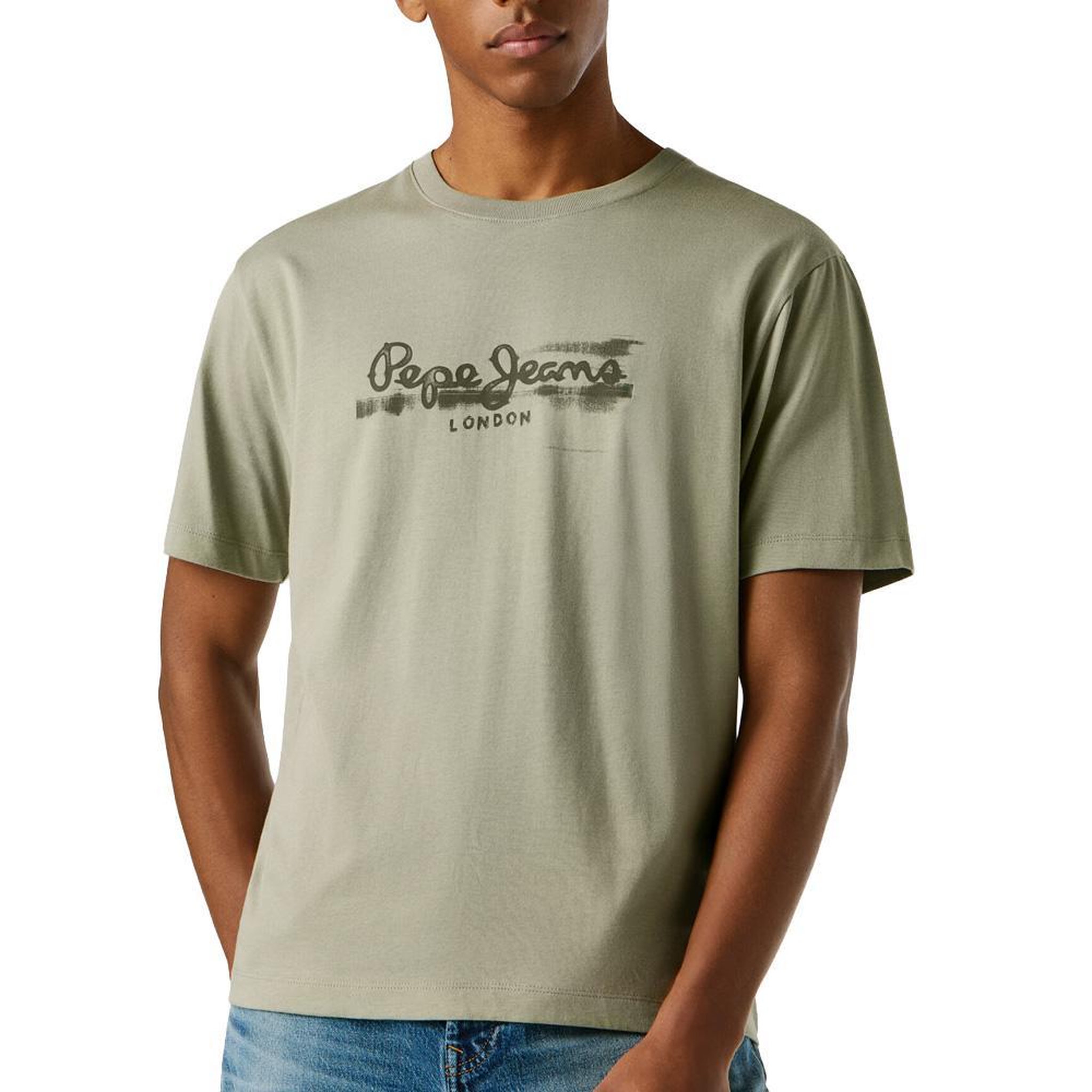 Pepe Jeans T-Shirt Vert Homme Pepe jeans Pjl M Nd. Coloris disponibles : Vert
