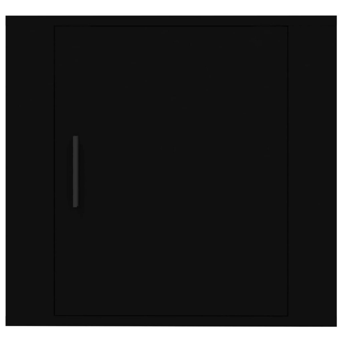 VIDAXL Table de chevet murale Noir 50x30x47 cm