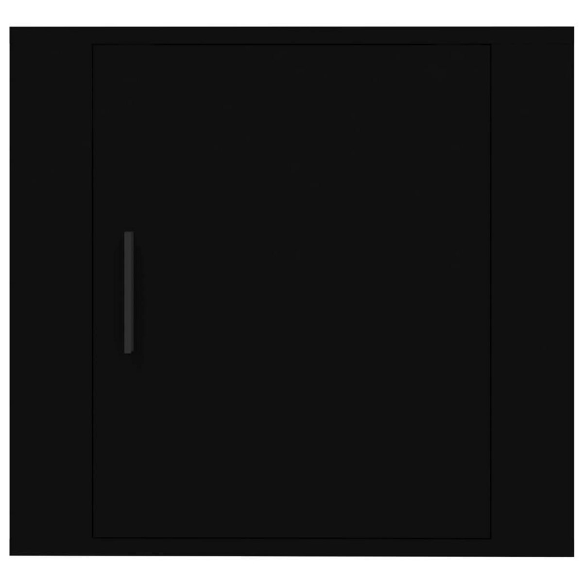 VIDAXL Table de chevet murale Noir 50x30x47 cm