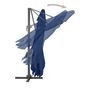 Voir la diapositive 4 : VIDAXL Parasol de jardin en porte-a-faux et mat en aluminium bleu azur