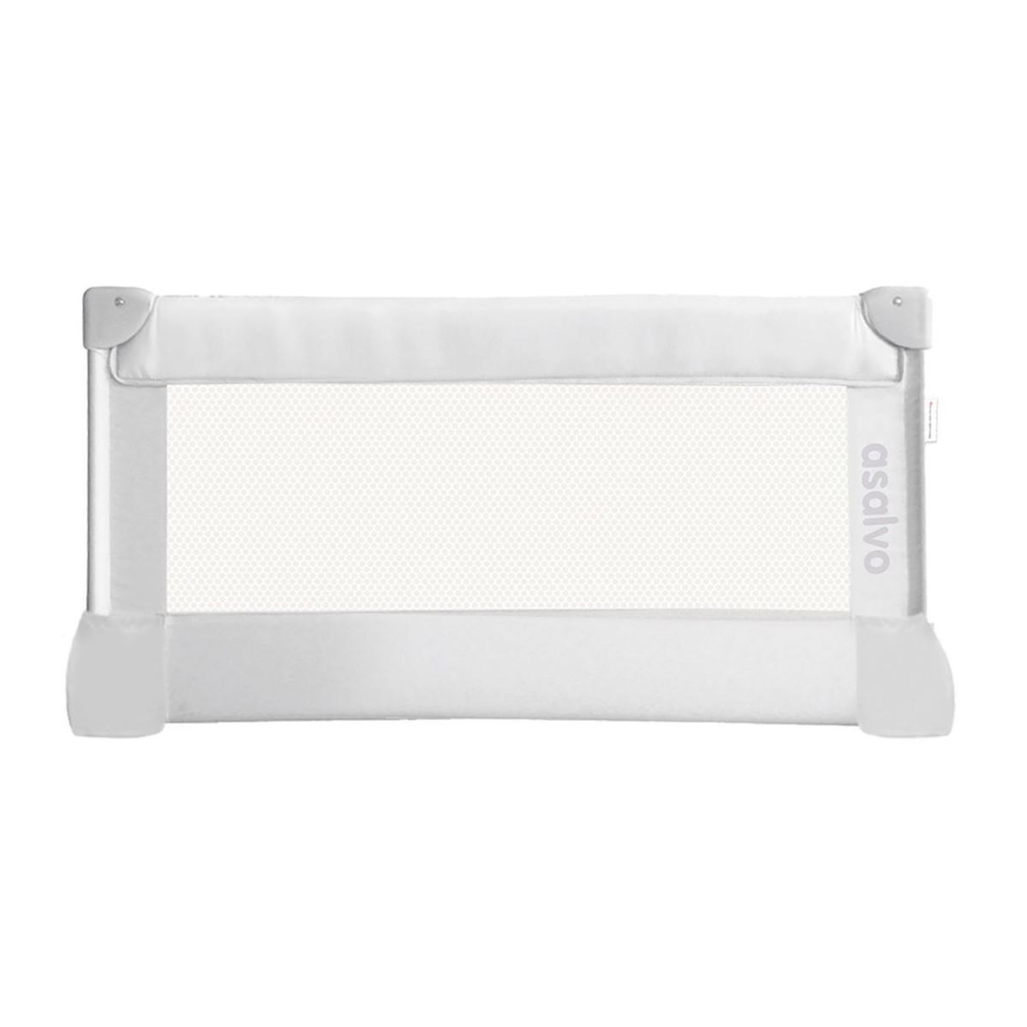 Asalvo Barrière de Lit Pliable 90 cm en Blanc - Sécurité et Confort pour Enfants