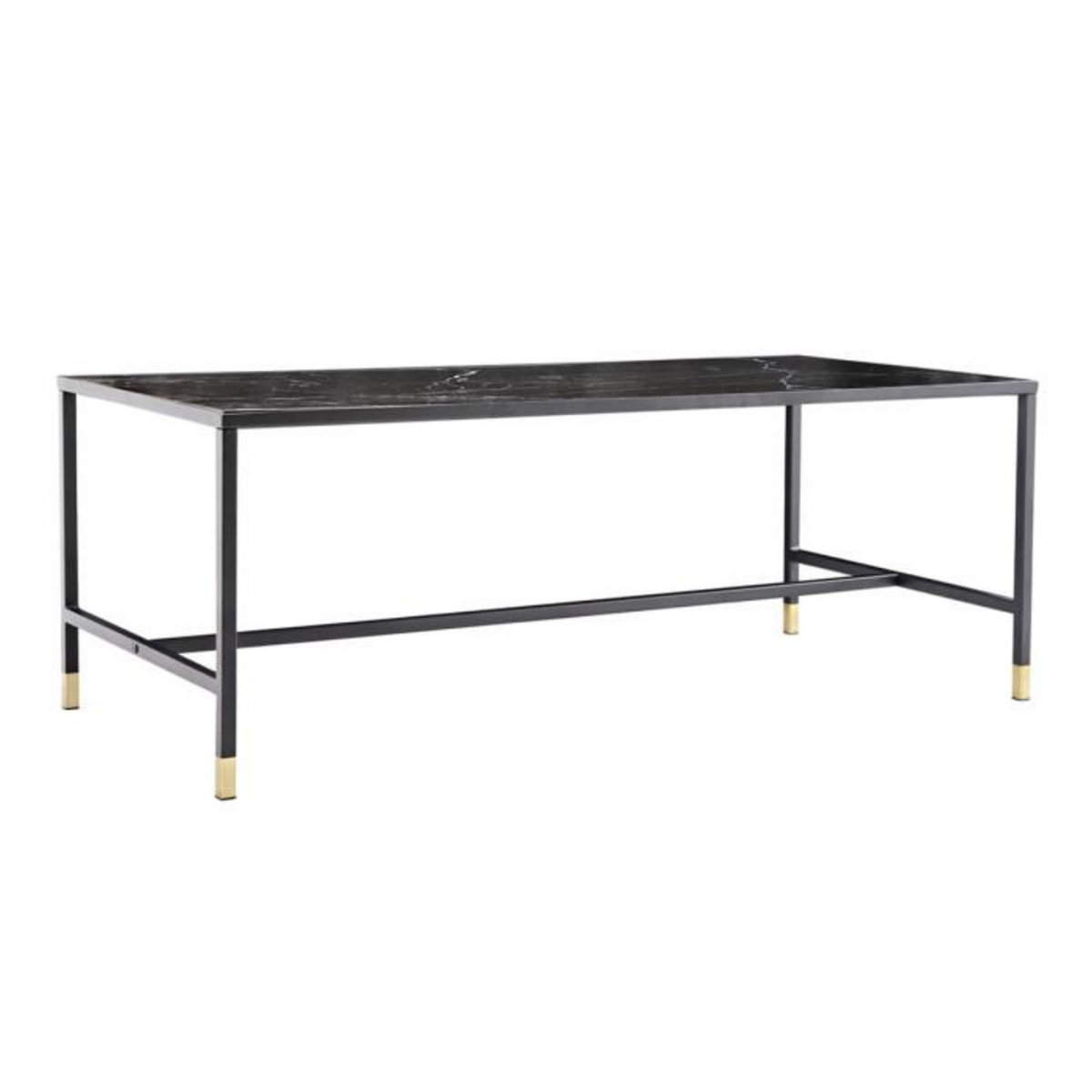 Paris Prix Table Basse Design en Verre  Dipp  130cm Noir