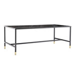 Paris Prix Table Basse Design en Verre  Dipp  130cm Noir