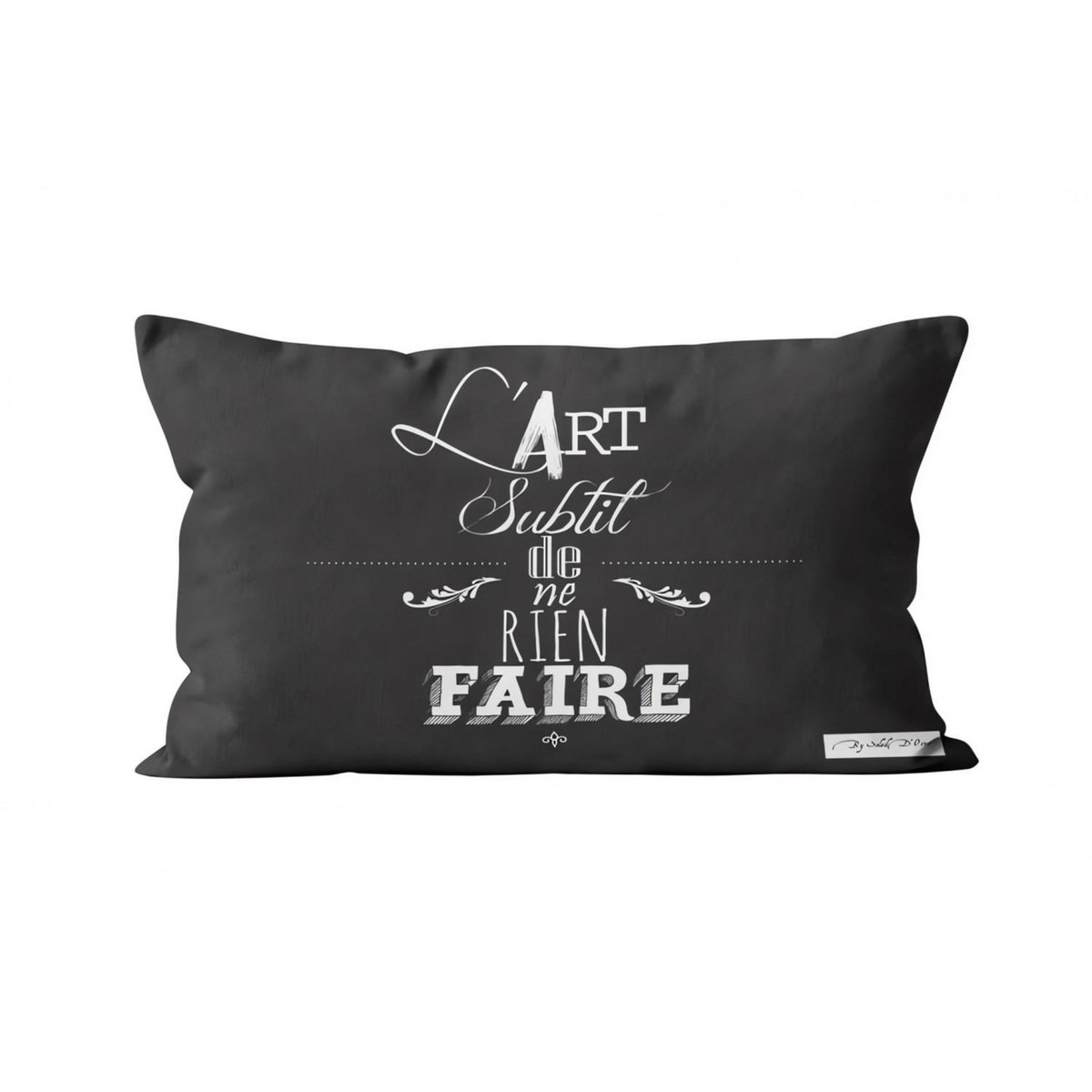 SOLEIL D'OCRE Housse de coussin SUBTIL, par Soleil d'Ocre