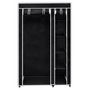 Voir la diapositive 2 : VIDAXL Garde-robe pliable Noir 110 x 45 x 175 cm