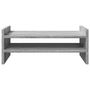 Voir la diapositive 4 : VIDAXL Support de moniteur sonoma gris 50x27x20 cm bois d ingénierie