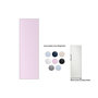 Voir la diapositive 1 : Samsung Façade Réfrigérateur et Congélateur Samsung 1 PORTE 60cm Cotta Lavender RA R23DAACLGG BESPOKE