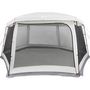 Voir la diapositive 5 : VIDAXL Tente piscine toit amovible parois maille gris 670x590 cm