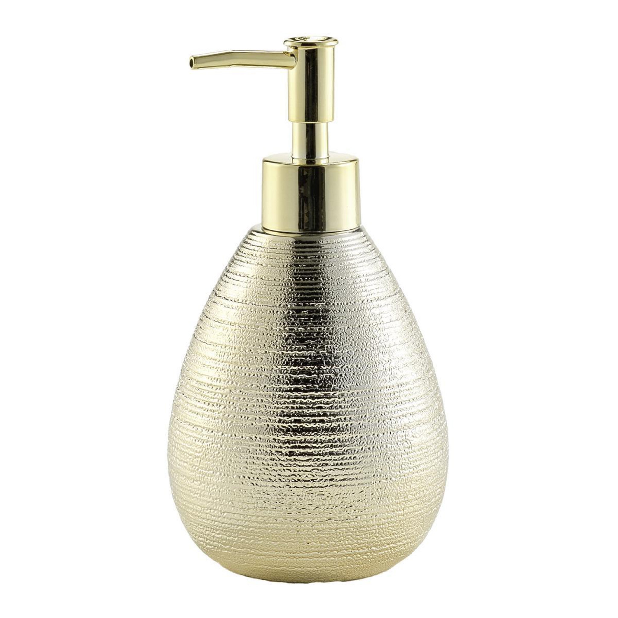 Douceur d'Intérieur Distributeur de savon déco  trésor  17cm or