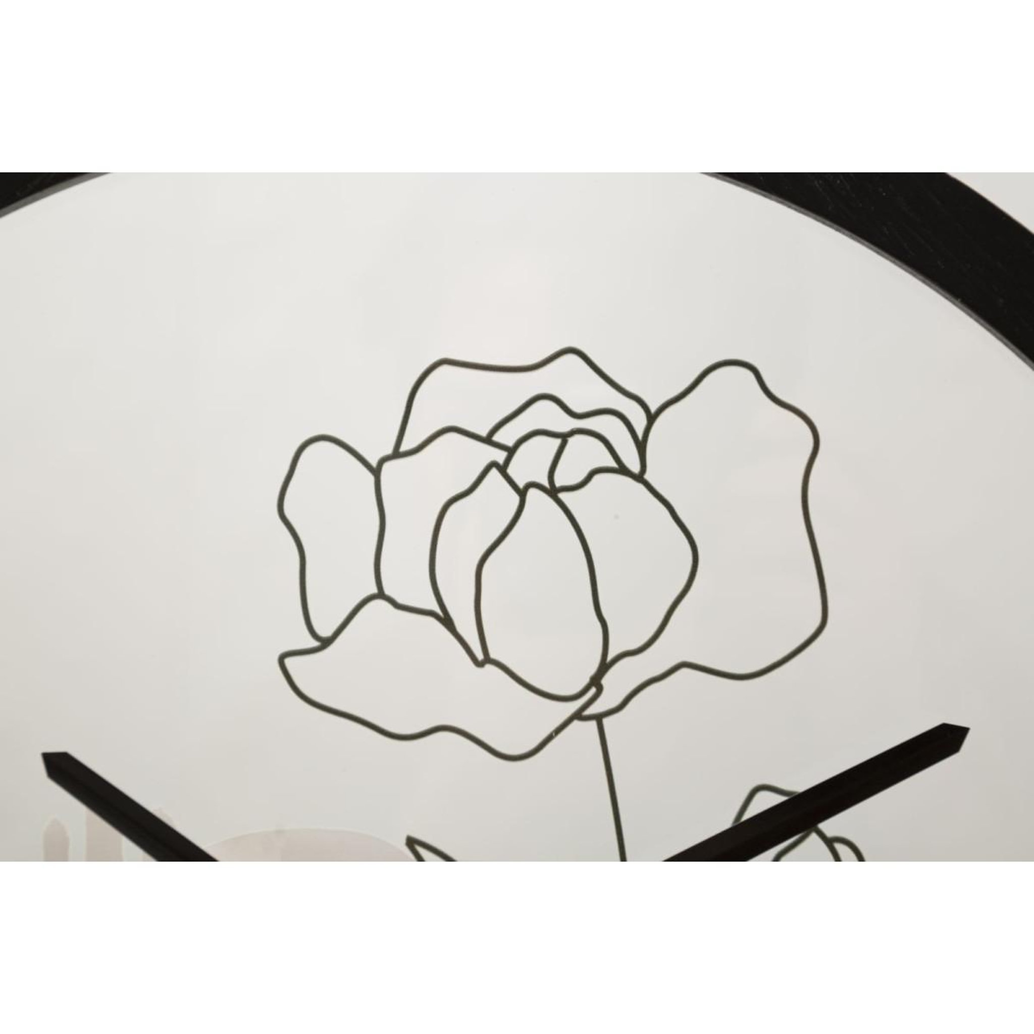 Voir la diapositive 3 : Paris Prix Horloge murale en verre  rose  40cm multicolore