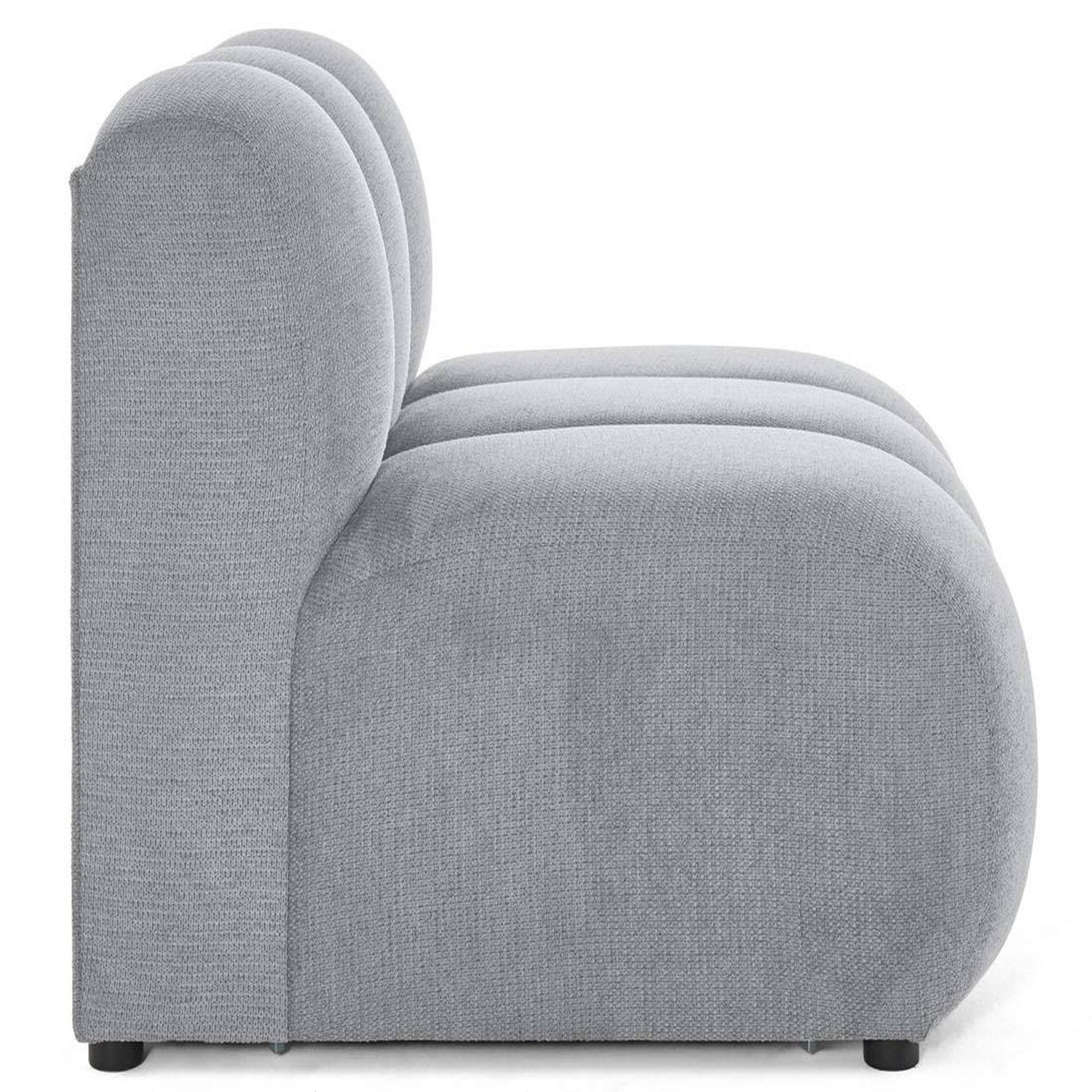 Voir la diapositive 4 : BEST MOBILIER Debbie - module d'assise en tissu texturé
