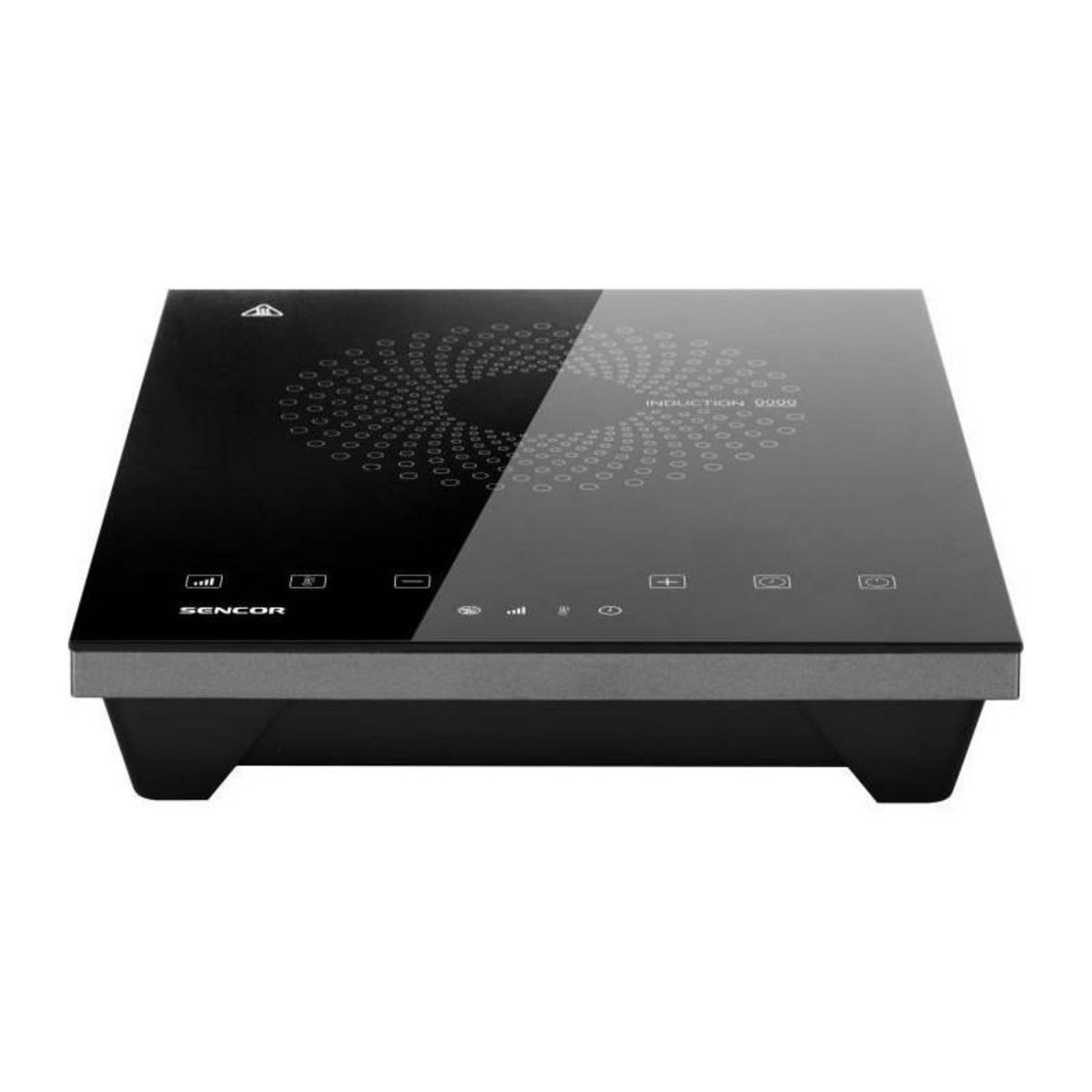 SENCO Plaque de cuisson a induction - SENCOR - SCP 3601GY - 2000 W - 1 foyer - Noir