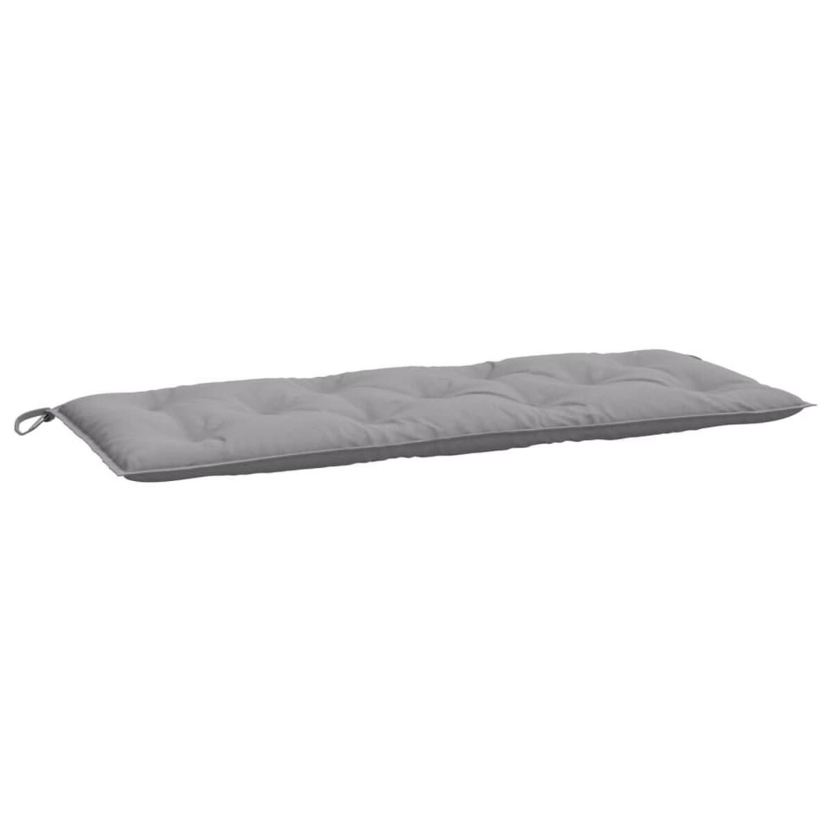 VIDAXL Coussin de banc de jardin gris 120x50x7 cm tissu oxford