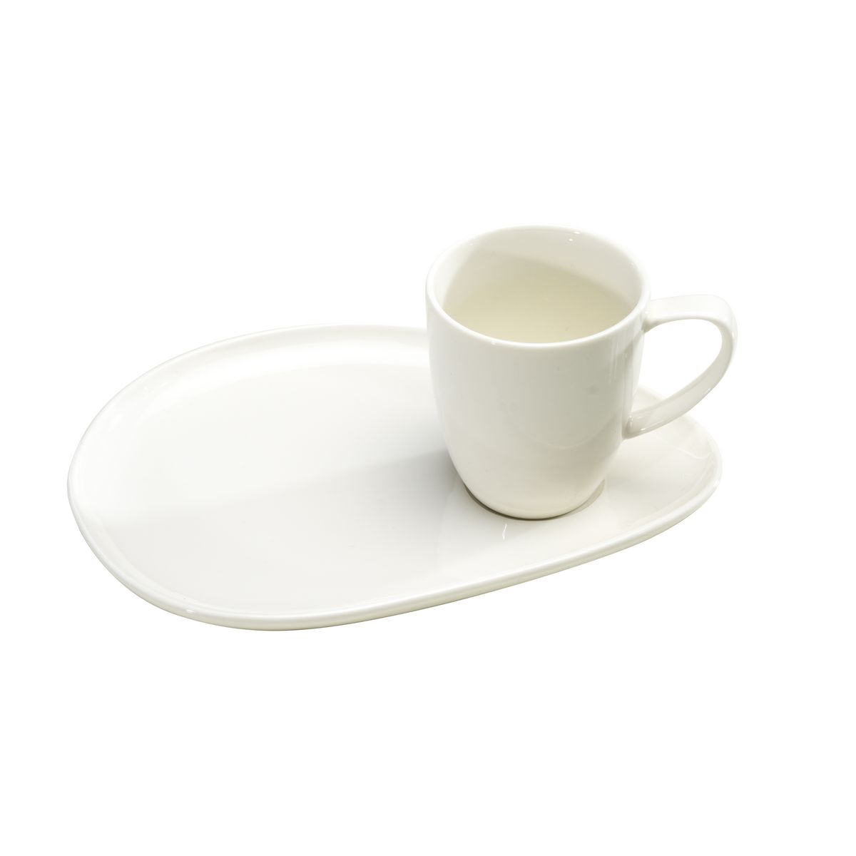 Cosy&Trendy Set tasse et sous tasse Blanche