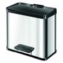 Voir la diapositive 1 : HAILO Poubelle de tri à pédale 3x9L Öko Trio Plus Inox