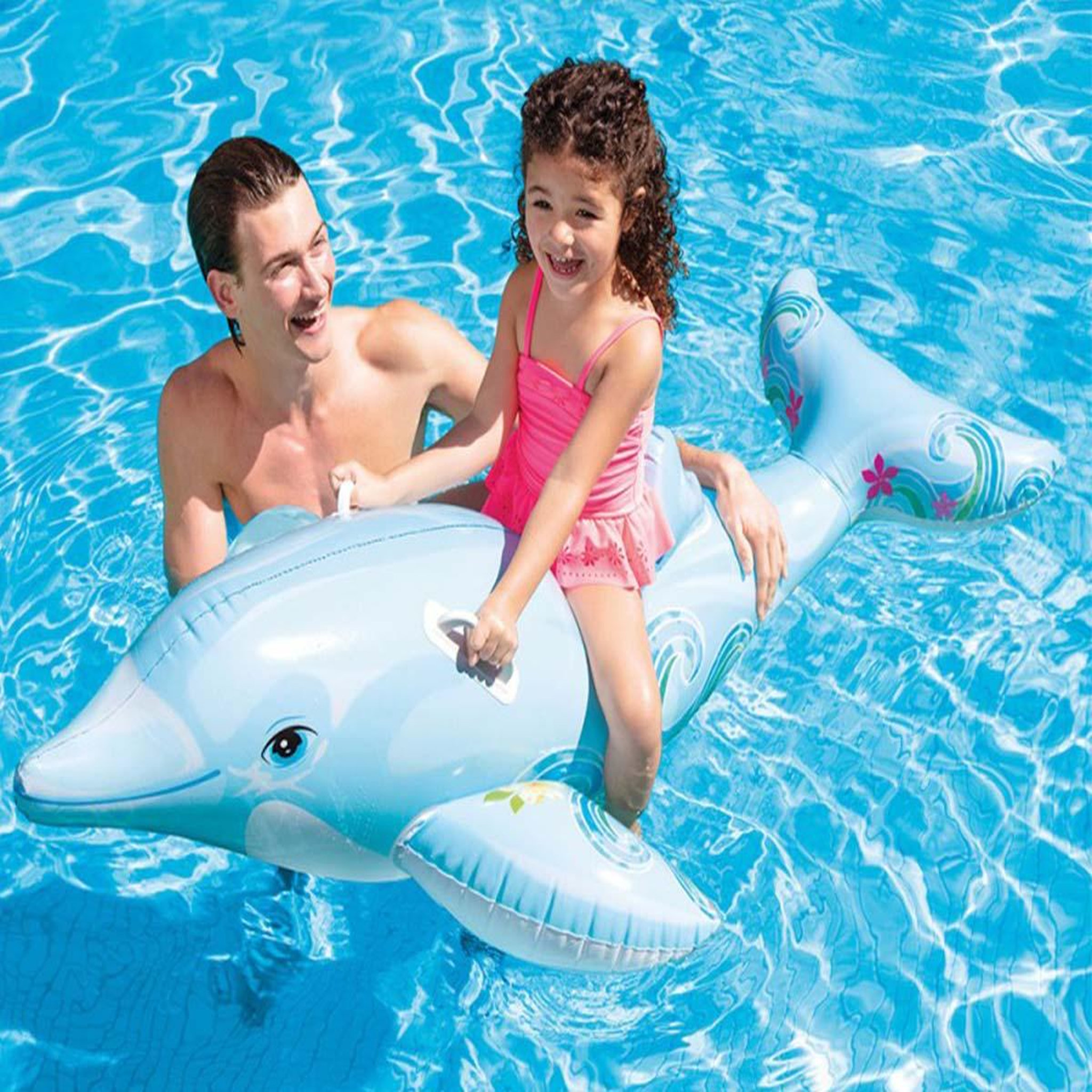 Voir la diapositive 2 : INTEX Dauphin gonflable à chevaucher - intex