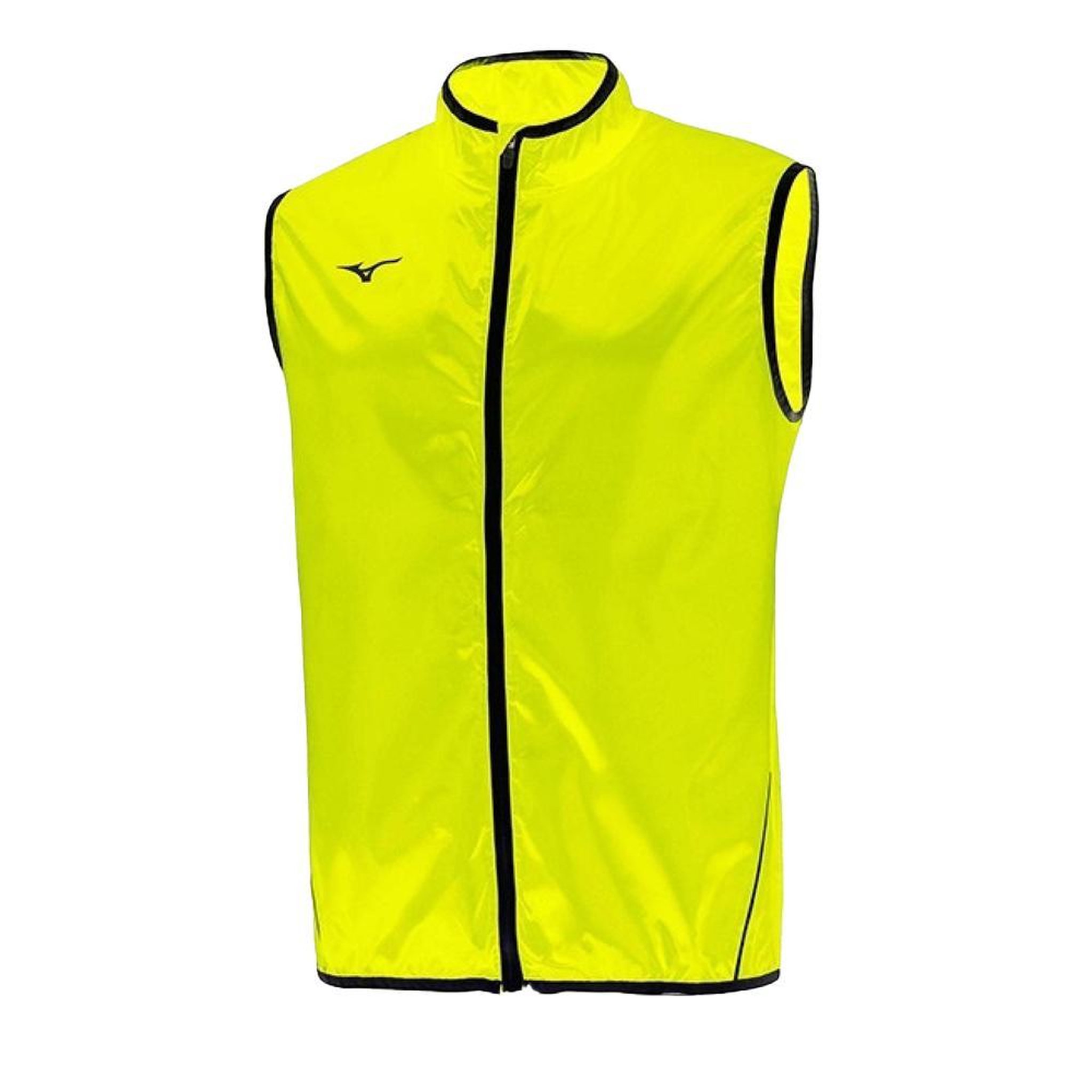 Mizuno Veste sans manches jaune homme mizuno rain