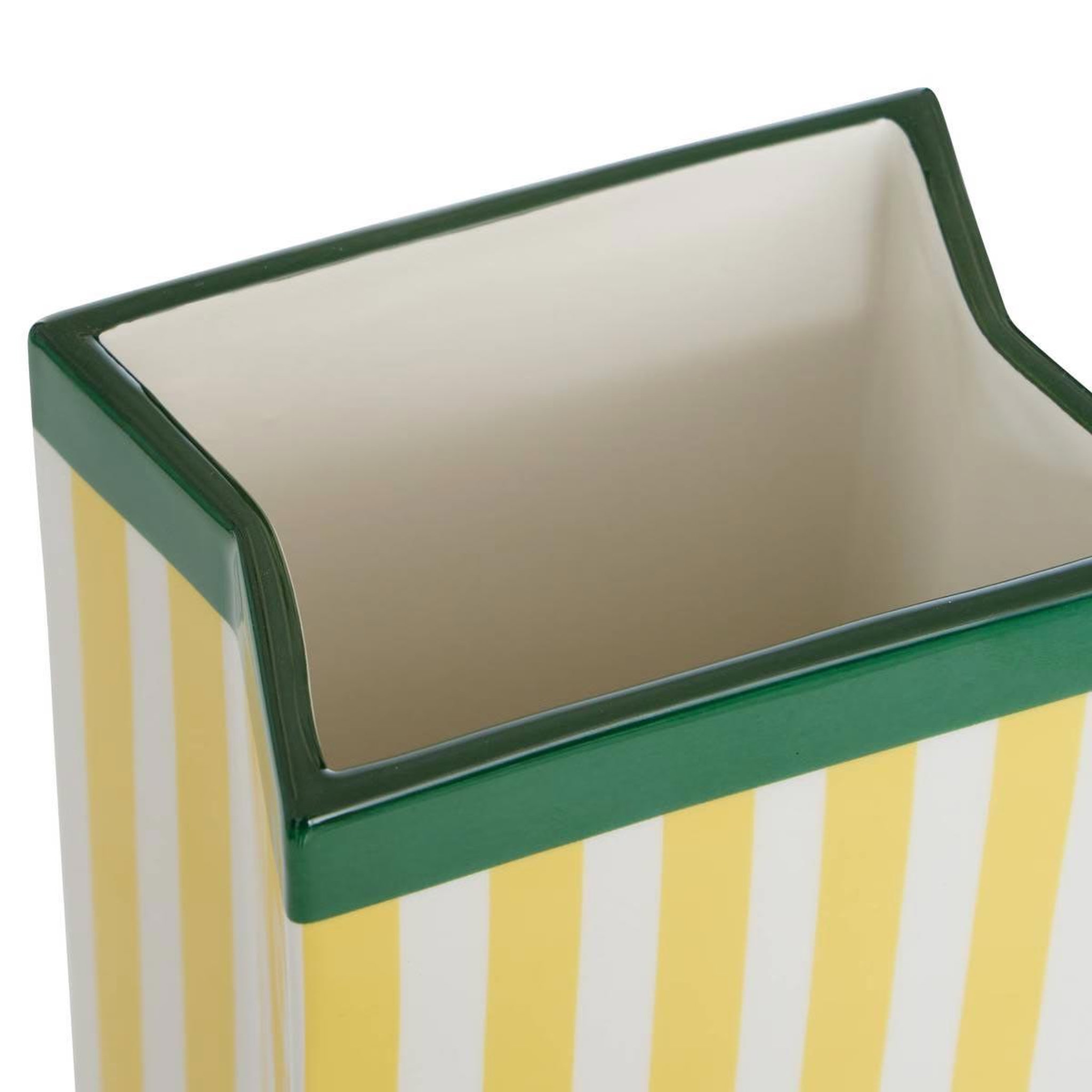 Voir la diapositive 2 : ATMOSPHERA Vase déco en céramique  positano  22cm jaune
