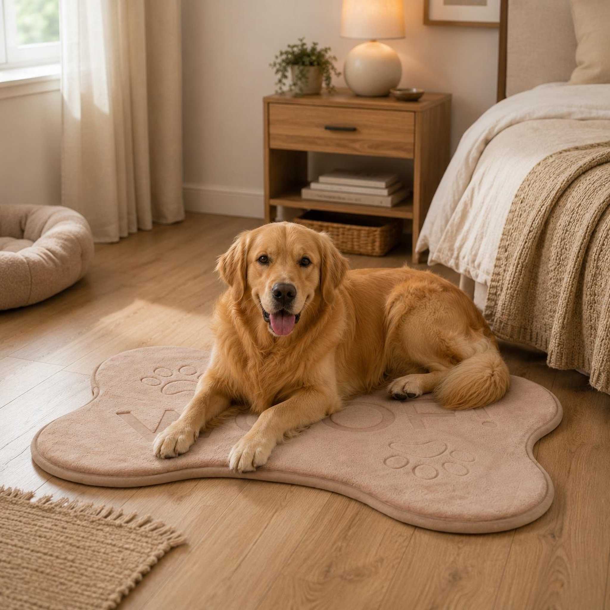 Voir la diapositive 4 : Eden Coussin en forme d'os pour chien mador