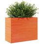 Voir la diapositive 4 : VIDAXL Jardiniere cire marron 90x40x68,5 cm bois de pin massif