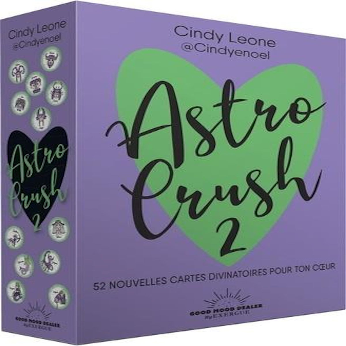 ASTRO CRUSH. TOME 2, 50 NOUVELLES CARTES DIVINATOIRES POUR TON COEUR, Leone Cindy
