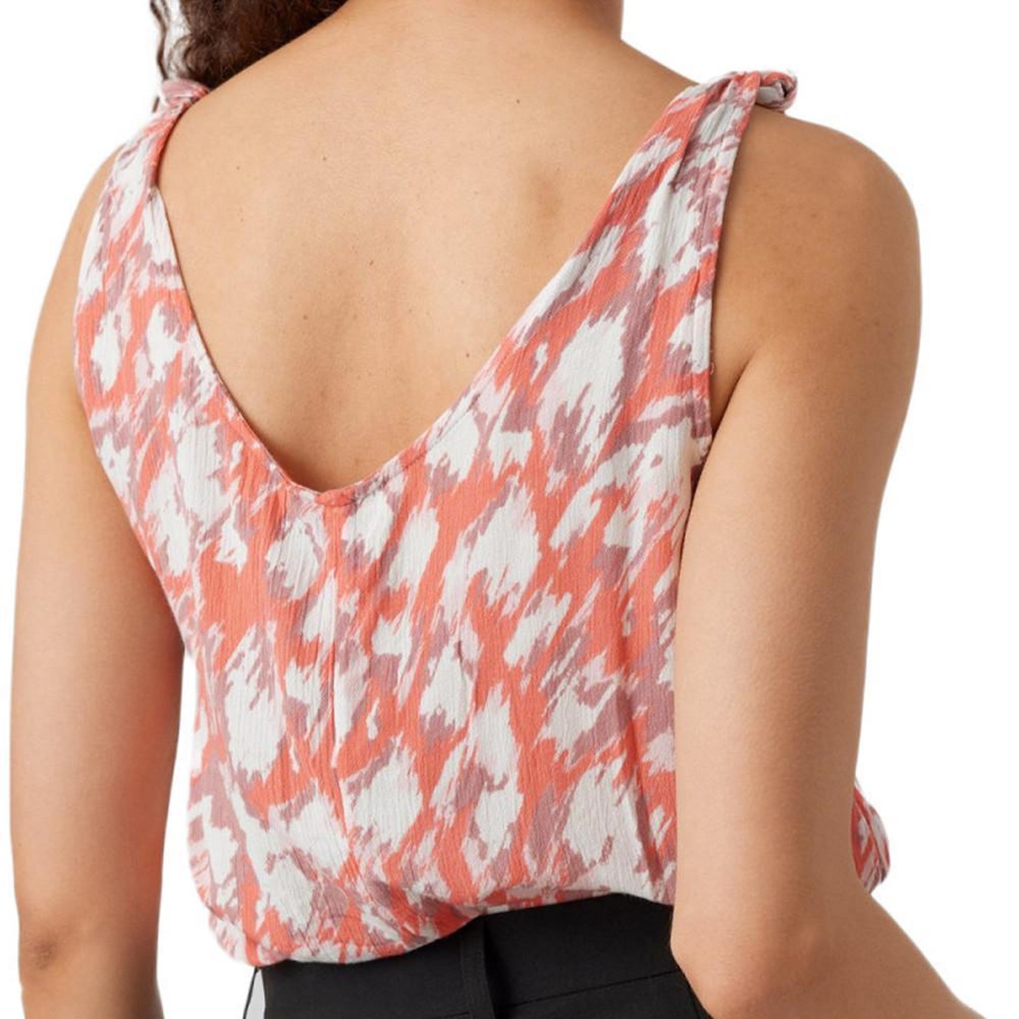 Voir la diapositive 2 : Vero Moda Débardeur Orange à Motifs Femme Vero Moda Menny Singlet