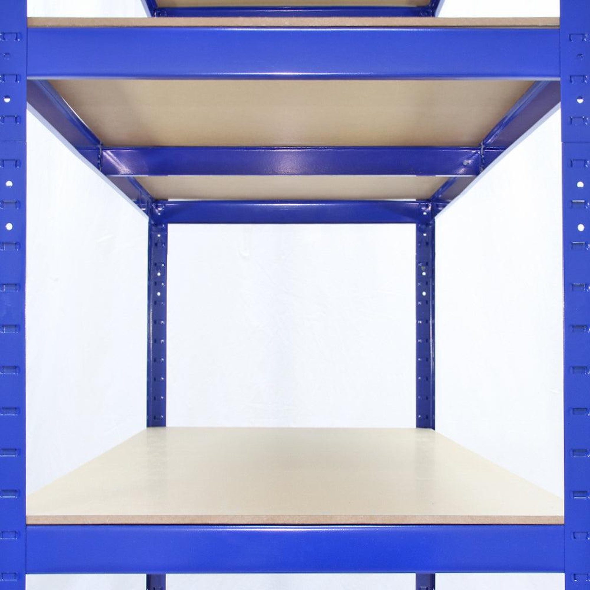 Voir la diapositive 5 : MONSTER RACKING 5 rayonnages t-rax en acier bleu 120cm x 60cm x 180cm