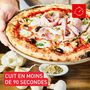 Voir la diapositive 4 : TEFAL Four à pizza gaz Pronto JM412010  pizza 30 cm préchauffage 15 min, jusqu'à 400°C