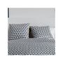 Voir la diapositive 2 : ATELIER DU COTON Housse de couette 240x220 GEO + 2 taies coton 57 fils